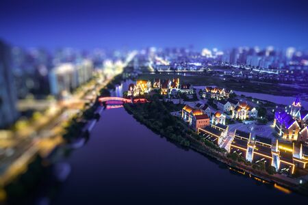 Skyline of Cityの写真素材