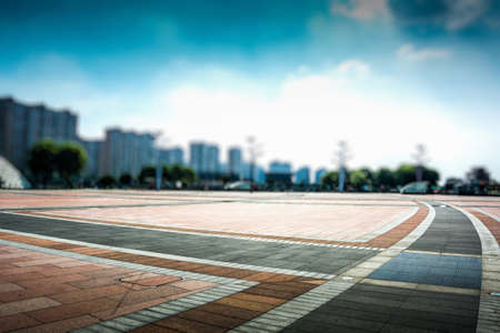 modern city parkの写真素材