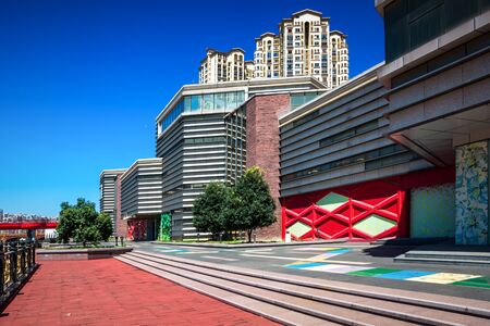 Public school buildingのeditorial素材