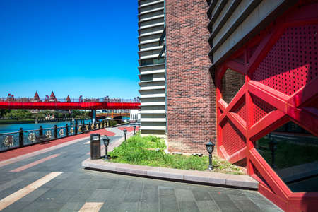 Public school buildingのeditorial素材