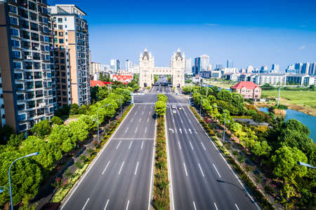 the modern building of the lujiazui financial centre