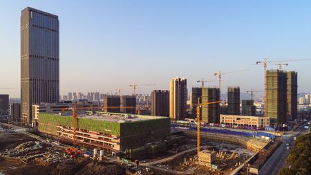 construction siteのeditorial素材