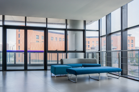 The sofa in the modern officeのeditorial素材