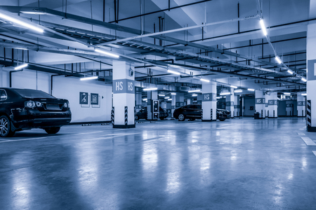 the underground parkingのeditorial素材