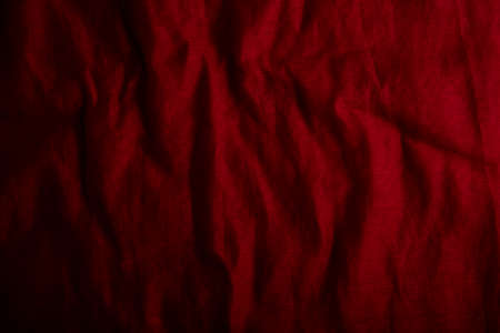 Green cloth background and texture, Grooved of green fabric abstractの写真素材
