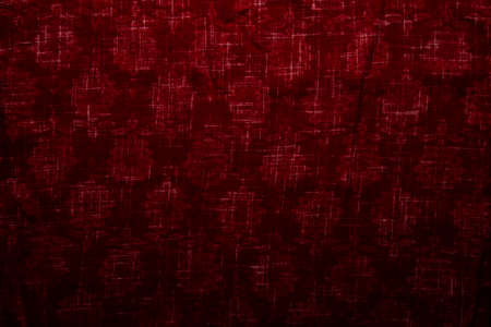 Red cloth background and texture, Grooved of red fabric abstractの写真素材