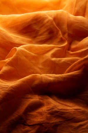 golden fabric texture abstract backgroundの写真素材