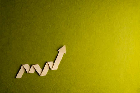 rising arrow, representing business growth