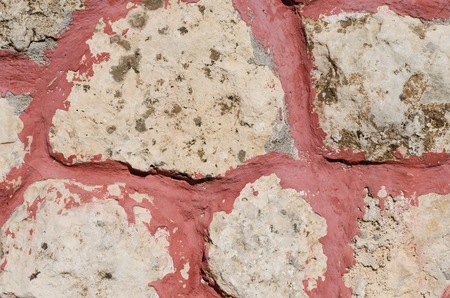 Wall of natural stoneの写真素材