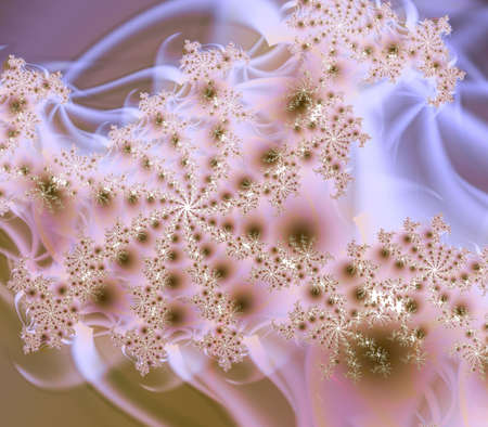 Spiral Abstract in beautiful soft hues of pinkの写真素材