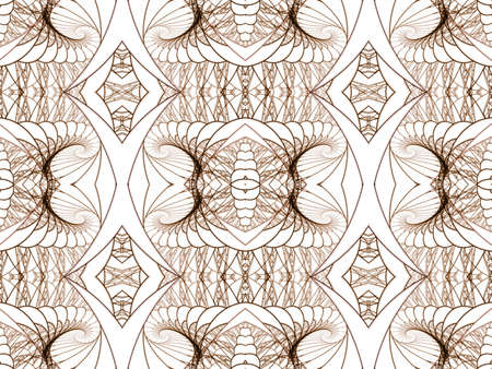 Threaded weave, ornate pattern (computer generated, fractal abstract background)