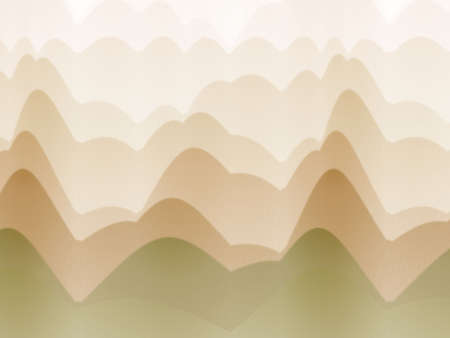 Haze effect, wavy hill illusion (computer generated, fractal abstract background)の写真素材