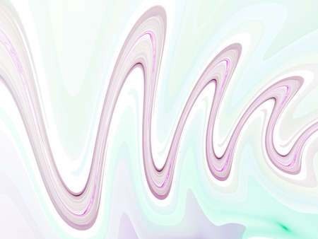Layered line weaving side to side (computer generated, fractal abstract background)