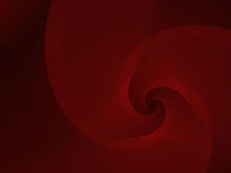 Red, textured spiral (computer generated, fractal abstract background)の写真素材