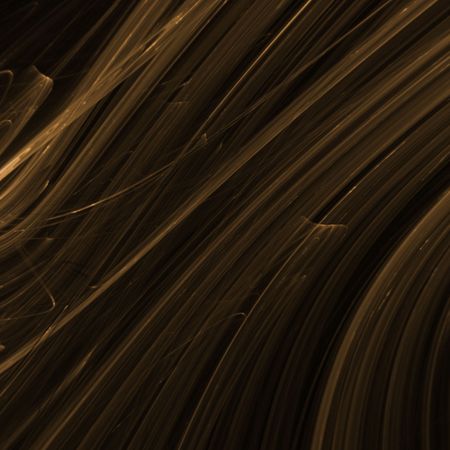Rough textured, flowing brown threads - fractal abstract backgroundの写真素材
