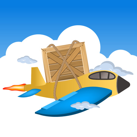 Airplane transport.のイラスト素材