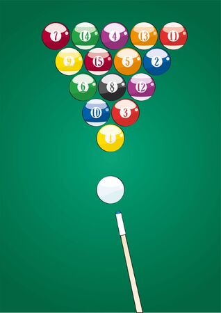 pool balls triangle