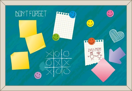 blackboard with place for your textのイラスト素材