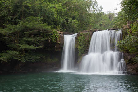 Klong Chao waterfall in Trad Province,Thailandの写真素材