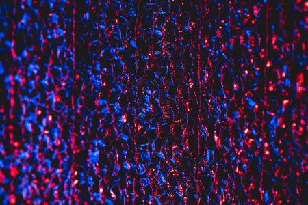 Blue red textured packing materialの写真素材