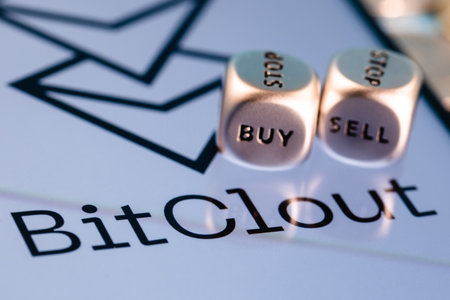 Kazan, Russia - May 2, 2021: Bitclout is a crypto social network that allows you to speculate on...