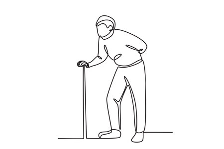 Provide appropriate education about the condition. Parkinson day one line-drawingのイラスト素材