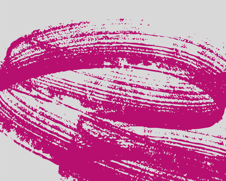 Abstract bold wavy brush strokes background with grunge texture. Hand drawn curly thick line with brush texture. Graphic banner background with blue marker scratch lines.のイラスト素材