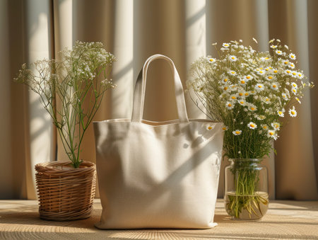 Photo of a tote bagの写真素材