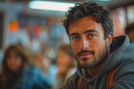 Photo portrait of a man university professorの素材