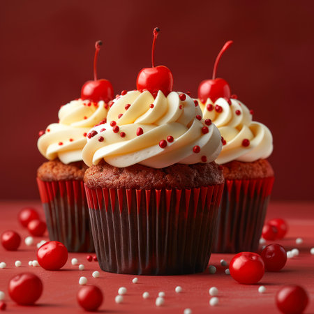 Photo of a cupcakesの素材