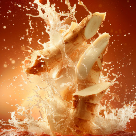 Photo of a fresh cassavaの素材