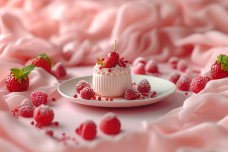 Photo of a dessert plateの素材