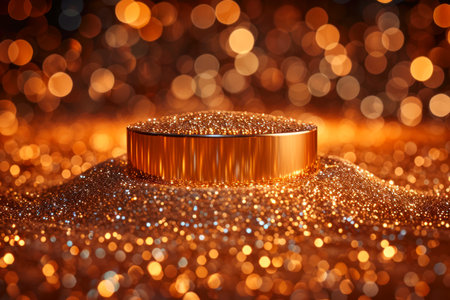 Photo of a podium for product presentationの素材