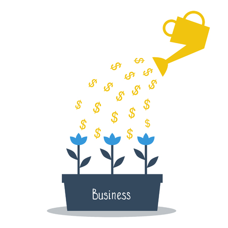 Business investments conceptのイラスト素材