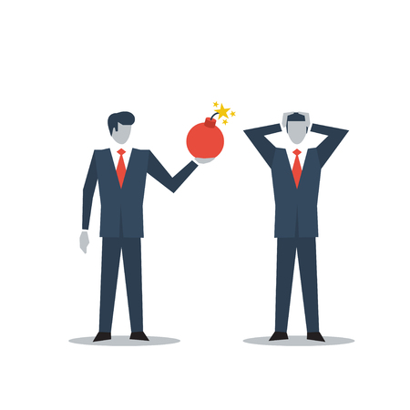 dangerous situationのイラスト素材