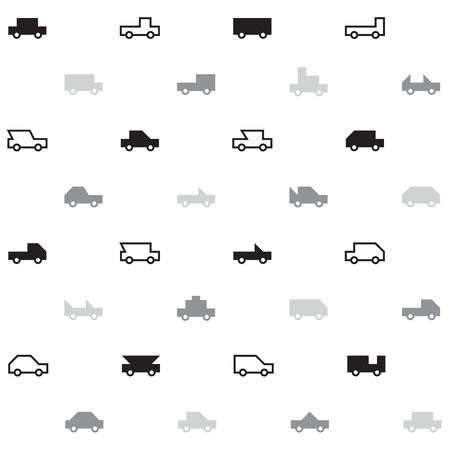 Cars seamless patternのイラスト素材
