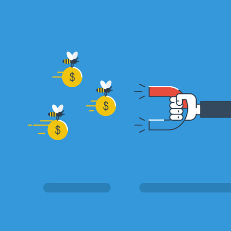 Funding concept. Investment and development. Team work.のイラスト素材