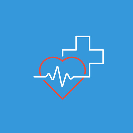 Medical  Pharmacy, drugstore, health care center, diagnostics servicesのイラスト素材