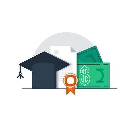 Education concept, grantsのイラスト素材