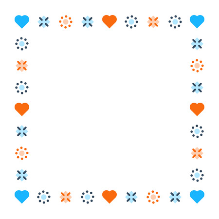 Love theme decorationのイラスト素材