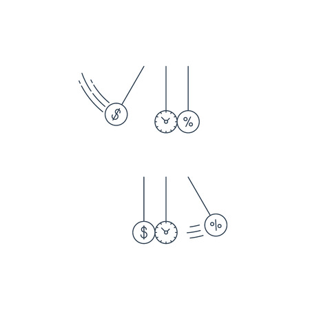 Time is moneyのイラスト素材