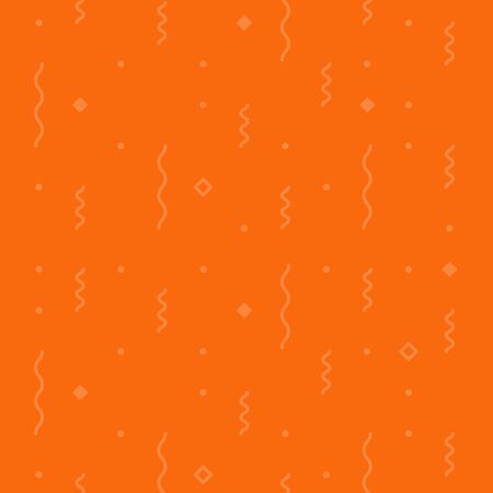 Falling confetti pattern, abstract background, minimalist festive decoration, celebration backdrop concept, vector line illustrationのイラスト素材