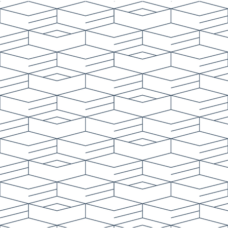 Linear seamless pattern, thin lines. Subtle geometric vector backgroundのイラスト素材