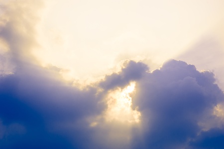 sun sky lightの写真素材