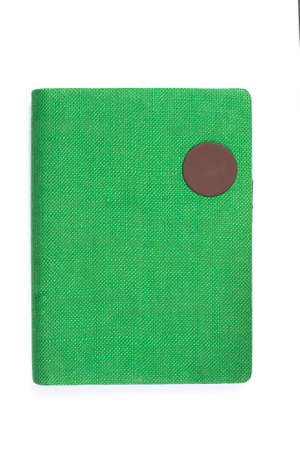 Book cover made of fabric の写真素材