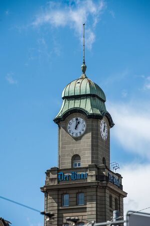 Clock tower with bluesky