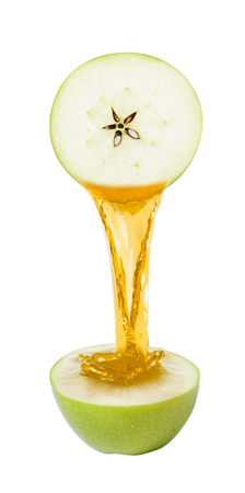 Abstract squash apple juiceの写真素材