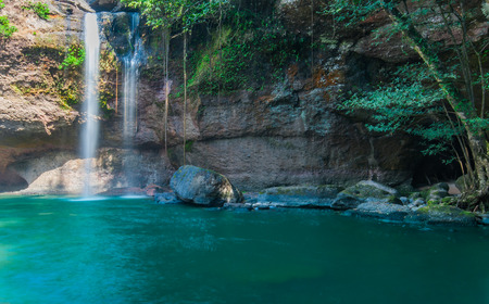 Haew Su thad waterfall, Thailandの写真素材