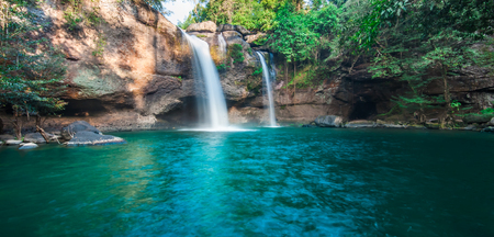 à¹Haew Suwat Waterfall at Khao Yai national park, Thailandの写真素材