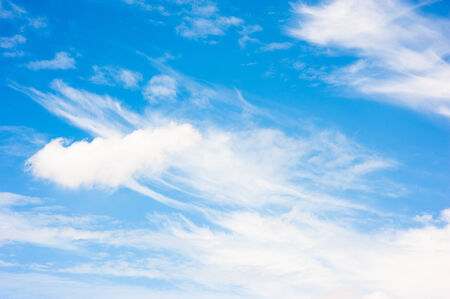 blue sky with cloudの写真素材
